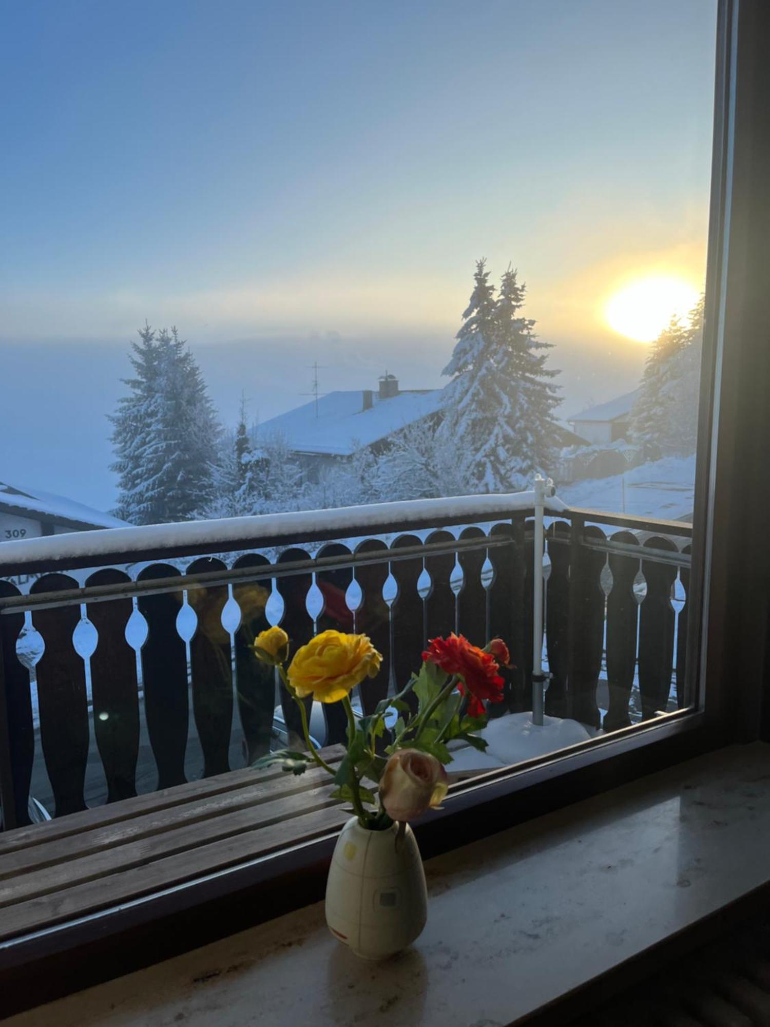 Helle Wohnung Mit Grossem Balkon Oberreute Zewnętrze zdjęcie